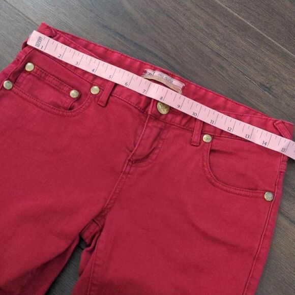 Free People Skinny Jeans Rosey Red Size 26 - Picture 5 of 9